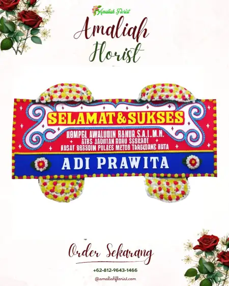 Papan Bunga Ucapan Selamat Cempakawarna